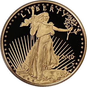 image for: 2010-W Gold Eagle $10 PCGS Proof 69 DCAM (First Strike)