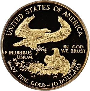 image for: 1993-P Gold Eagle $10 PCGS Proof 69 DCAM
