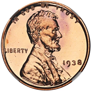 image for: 1938 1c NGC Proof 67 RD