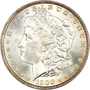image for: 1900-O $1 PCGS MS67
