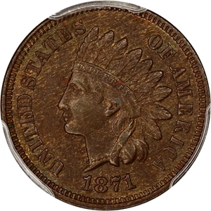 image for: 1871 1c PCGS AU55