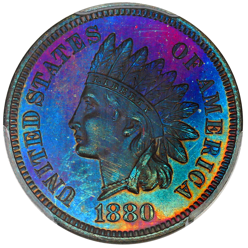 image for: 1880 1c PCGS Proof 65 BN
