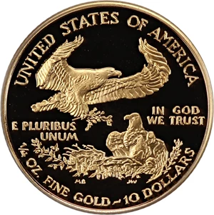 image for: 2001-W Gold Eagle $10 PCGS Proof 69 DCAM