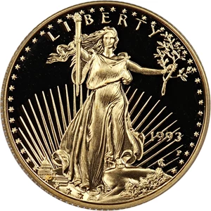 image for: 1993-P Gold Eagle $10 PCGS Proof 69 DCAM