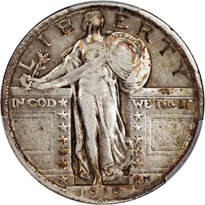 image for: 1919 25c PCGS VF25