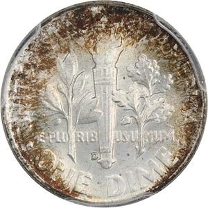 image for: 1951-D 10c PCGS MS67 FB
