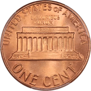 image for: 1982 1c PCGS MS68 RD (Zinc, Large Date)