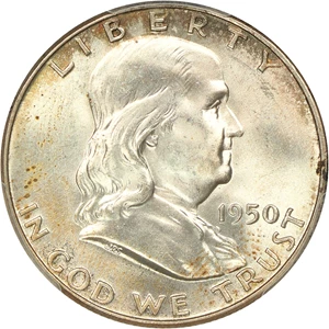 image for: 1950 50c PCGS MS64+ FBL