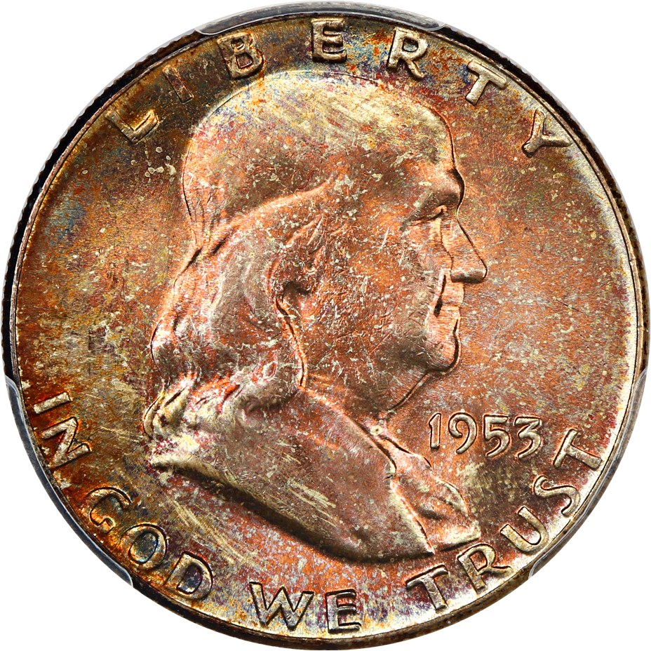 image for: 1953 50c PCGS/CAC MS66+