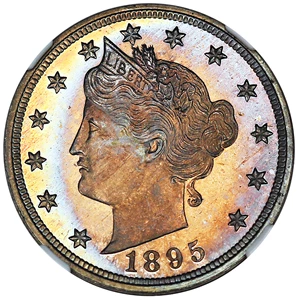 image for: 1895 5c NGC Proof 66 CAM