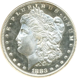 image for: 1883-CC $1 NGC MS66 DMPL