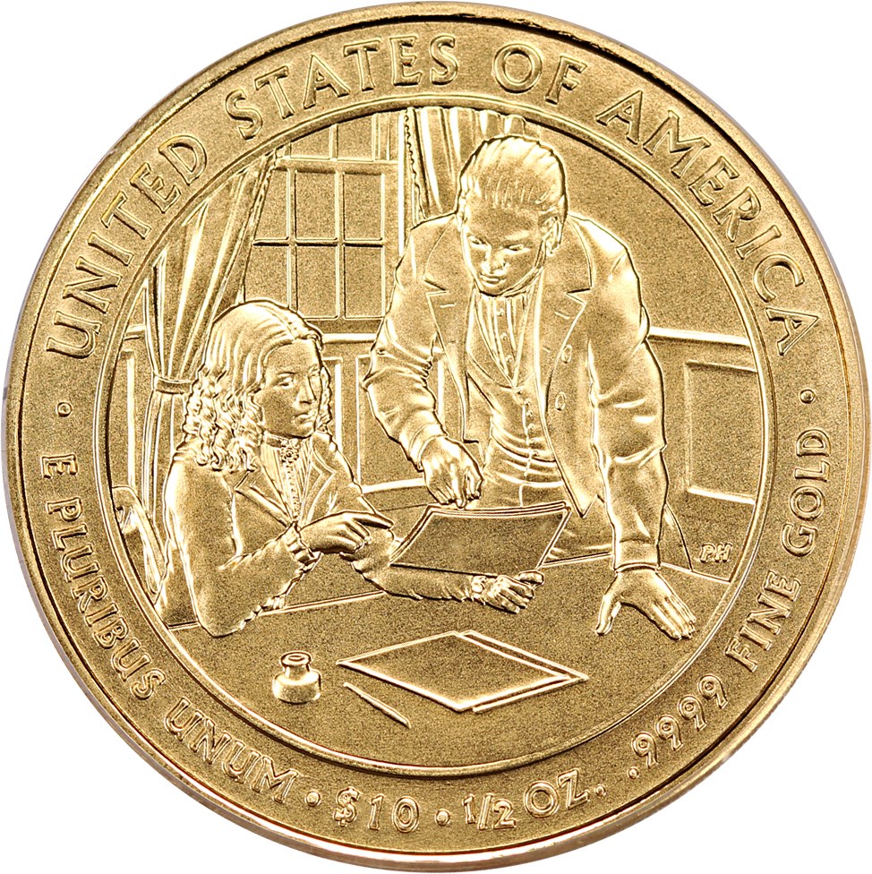 image for: 2009-W Sarah Polk $10 PCGS MS70