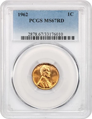 image for: 1962 1c PCGS MS67 RD