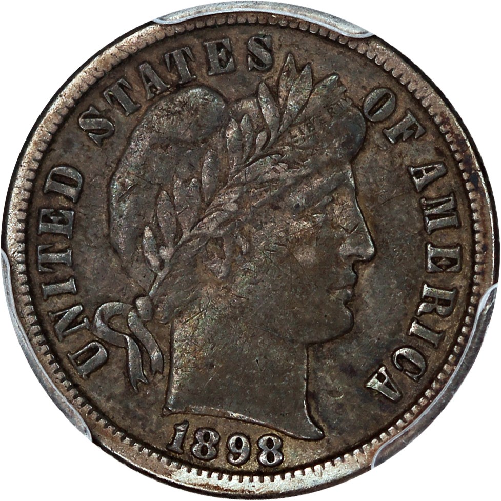 image for: 1898-O 10c PCGS XF40