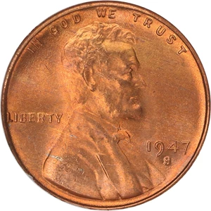 image for: 1947-S 1c NGC MS67 RD
