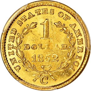 image for: 1852-C G$1 PCGS MS64
