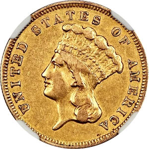 image for: 1889 $3 NGC XF40