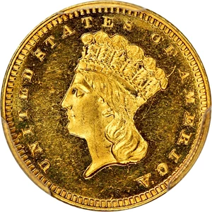 image for: 1888 G$1 PCGS/CAC Proof 63 CAM
