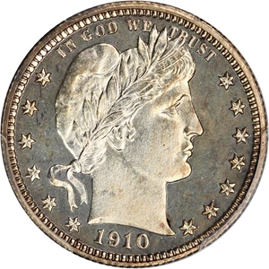 image for: 1910 25c PCGS Proof 63