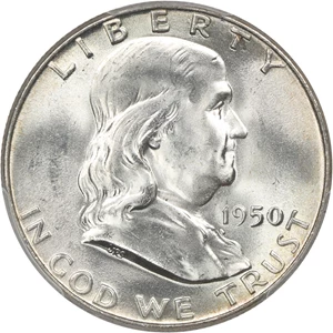 image for: 1950 50c PCGS MS65 FBL