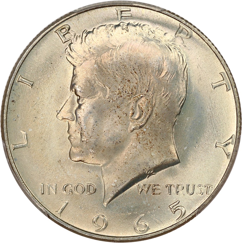 image for: 1965 50c PCGS MS66
