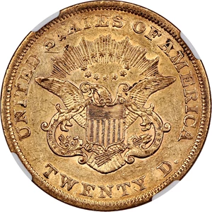 image for: 1857 $20 NGC XF45