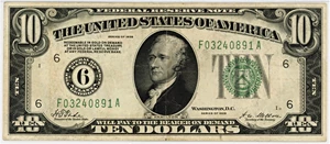 image for: FR. 2000F 1928 $10 Atlanta PMG Very Fine 30