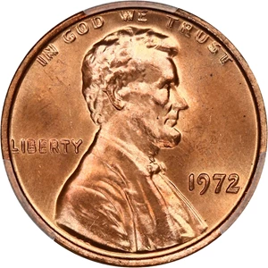 image for: 1972/1972 1c PCGS MS67 RD (Doubled Die Obverse)