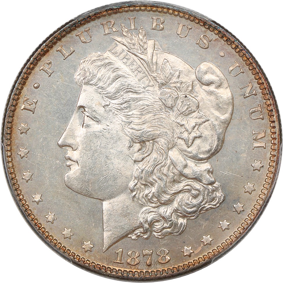 image for: 1878 7/8TF $1 PCGS MS62 PL (Strong)