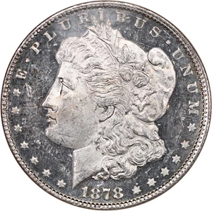 image for: 1878 7TF $1 NGC MS62 DMPL (Reverse of 1878)