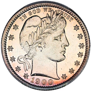 image for: 1900 25c PCGS Proof 62