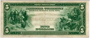 image for: FR. 790 1918 $5 Atlanta PMG Very Fine 35