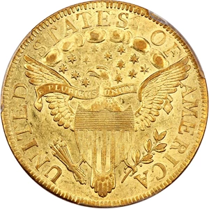 image for: 1797 Large Eagle $10 PCGS AU55 (BD-2A, R.4)