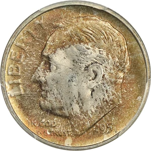 image for: 1951-S 10c PCGS MS67 FB