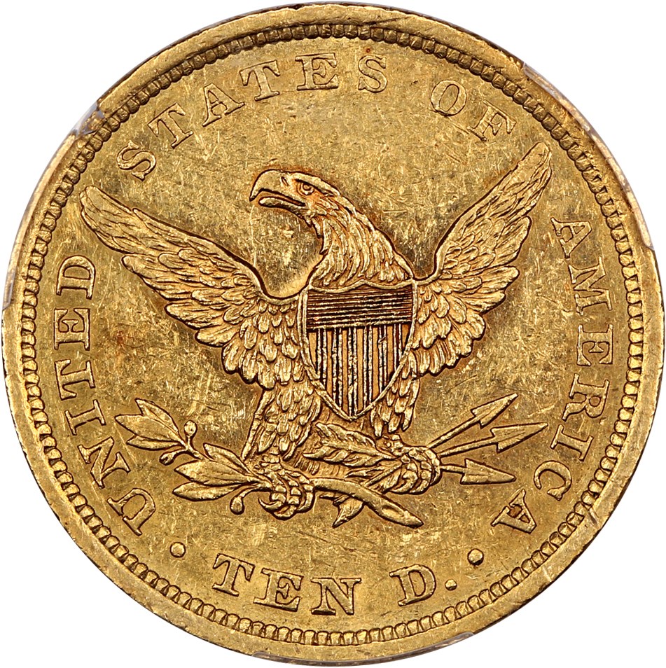 image for: 1840 $10 PCGS AU55