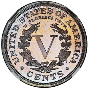 image for: 1895 5c NGC Proof 66 CAM