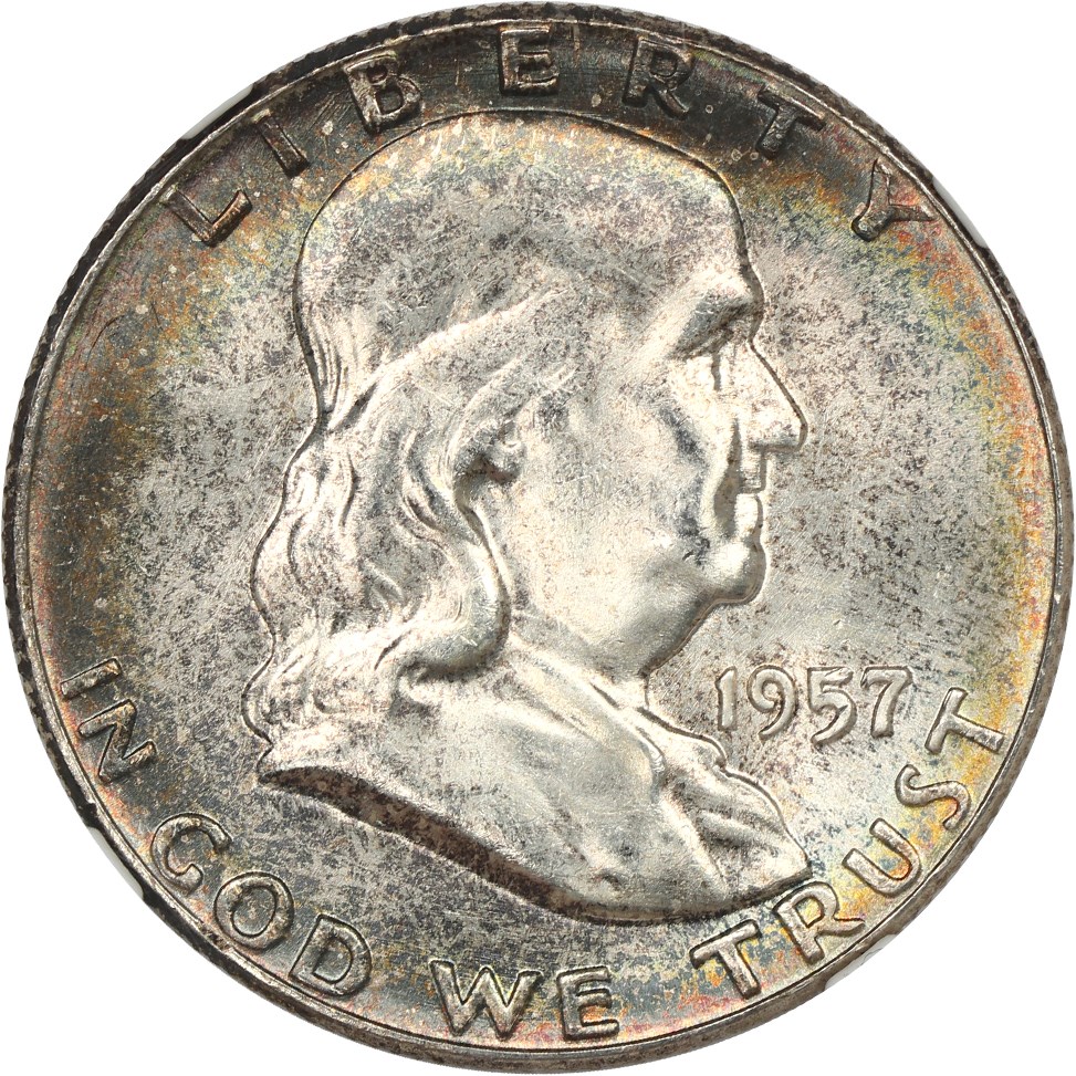 image for: 1957 50c NGC MS65