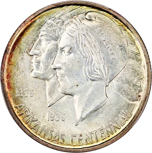 image for: 1935-D Arkansas 50c PCGS MS67