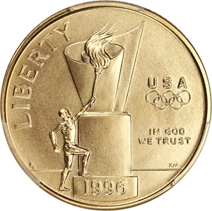 image for: 1996-W Cauldron $5 PCGS MS69