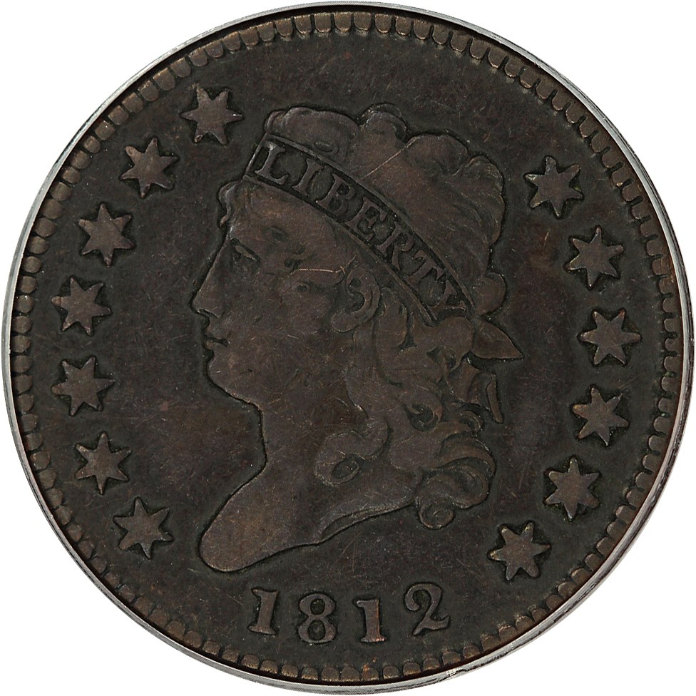 image for: 1812 1c PCGS VF20 (Small Date)