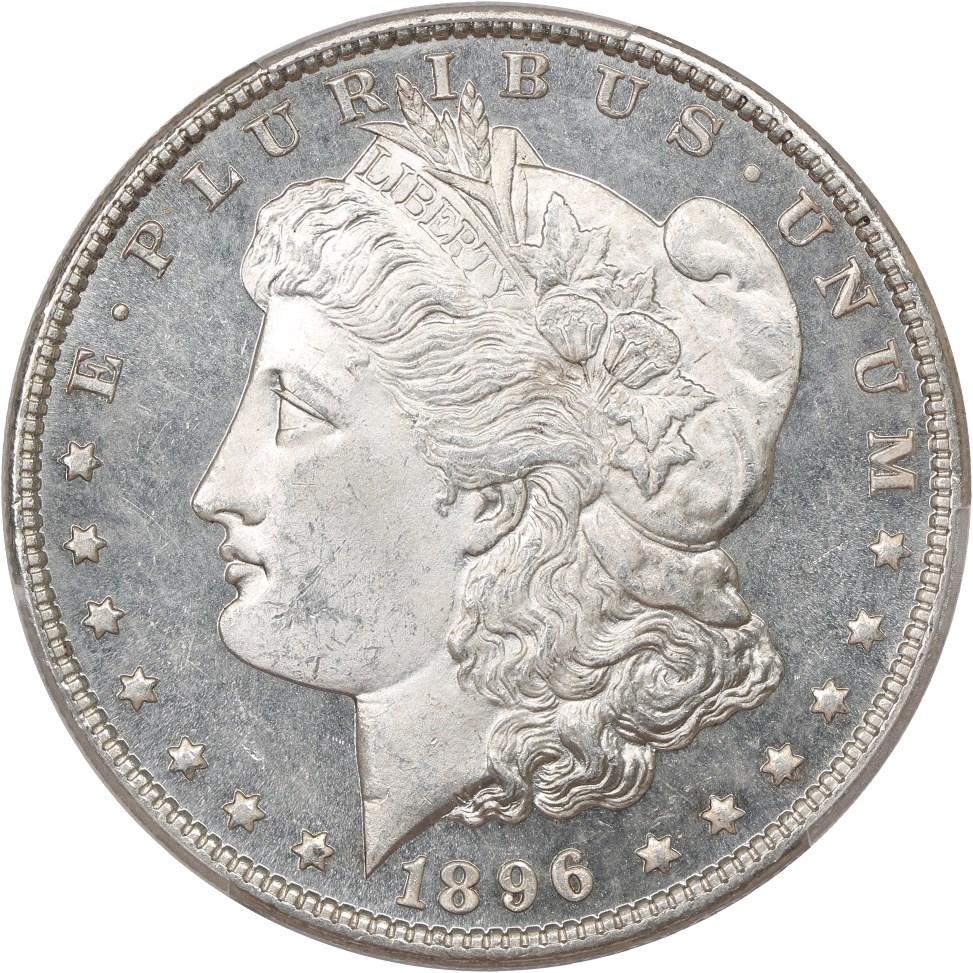 image for: 1896 $1 PCGS MS64+ PL