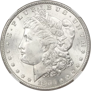 image for: 1883 $1 NGC MS64
