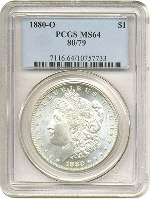 image for: 1880/79-O $1 PCGS MS64