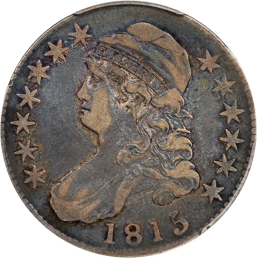 image for: 1815/2 50c PCGS/CAC VF25 ex: D.L. Hansen