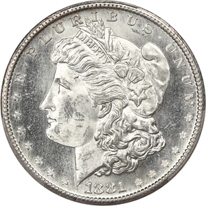 image for: 1881-S $1 PCGS MS64