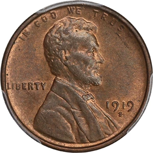 image for: 1919-S 1c PCGS MS63 BN