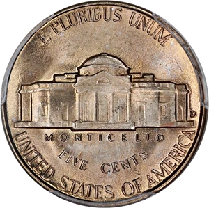image for: 1948-D 5c PCGS MS67 FS