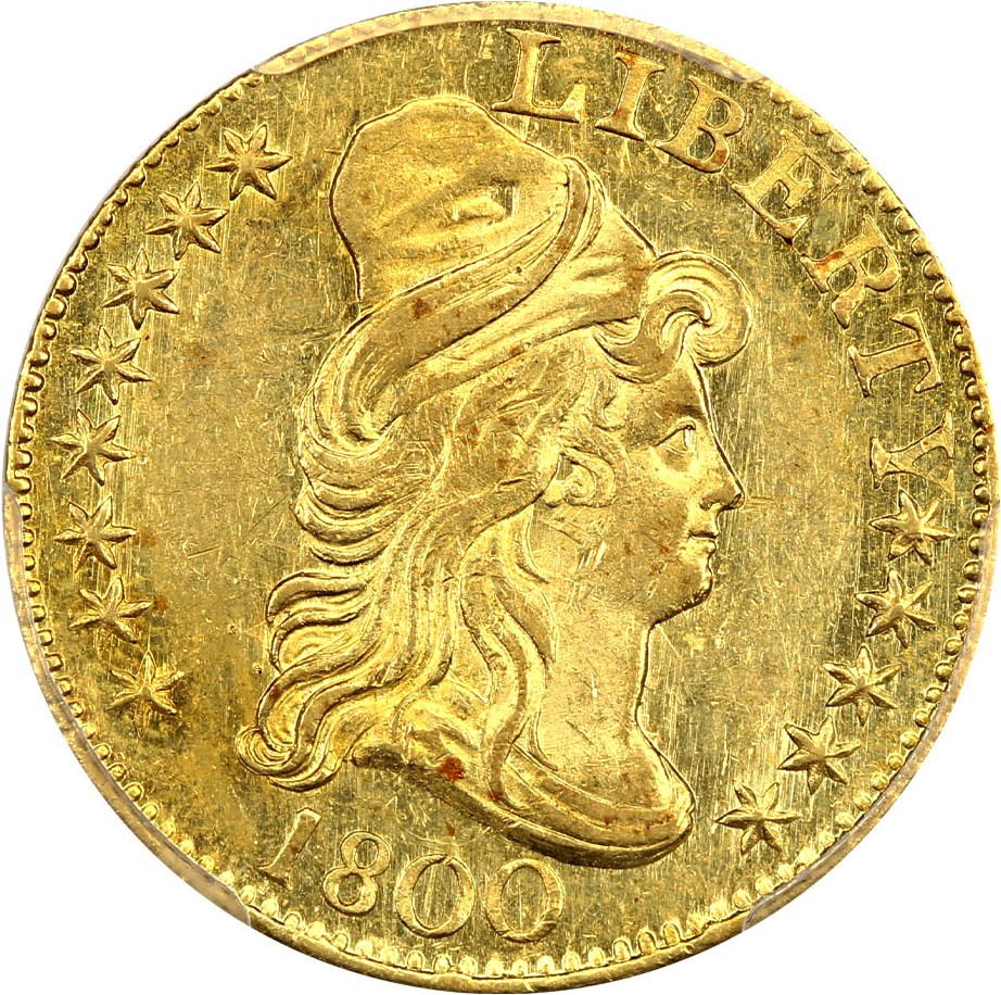 image for: 1800 $5 PCGS MS62 ex: D.L. Hansen Collection
