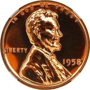 image for: 1958 1c NGC Proof 68 RD