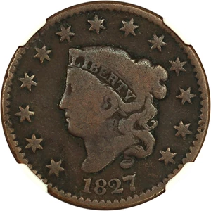 image for: 1827 1c NGC Good-04 BN